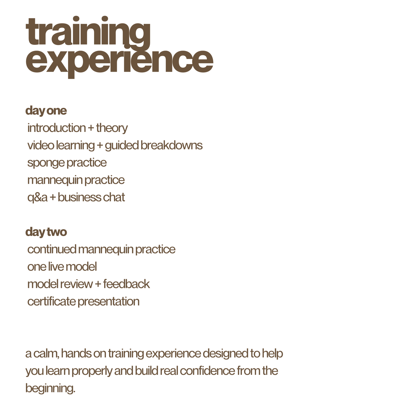 Beginner Lash Training Course (In Person)