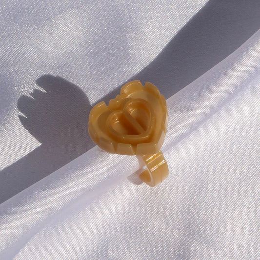 Heart Glue Rings